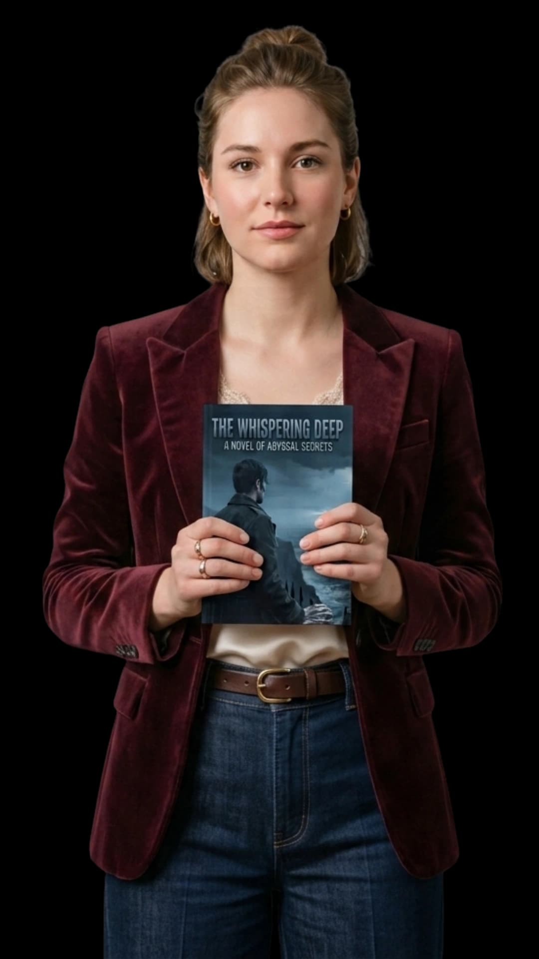 Author working on manuscript